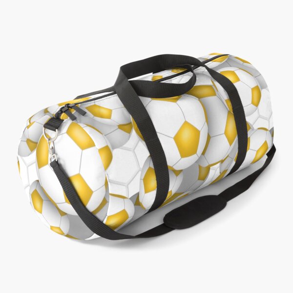 Item preview, Soccer balls with goal netting accent pattern - gold designed and sold by katzdzynes.