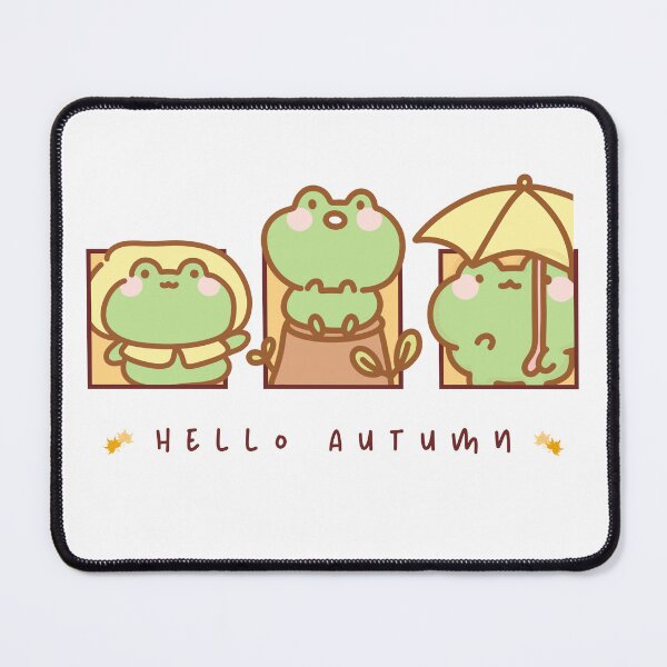 Item preview, hello autumn frogs designed and sold by sol tide.