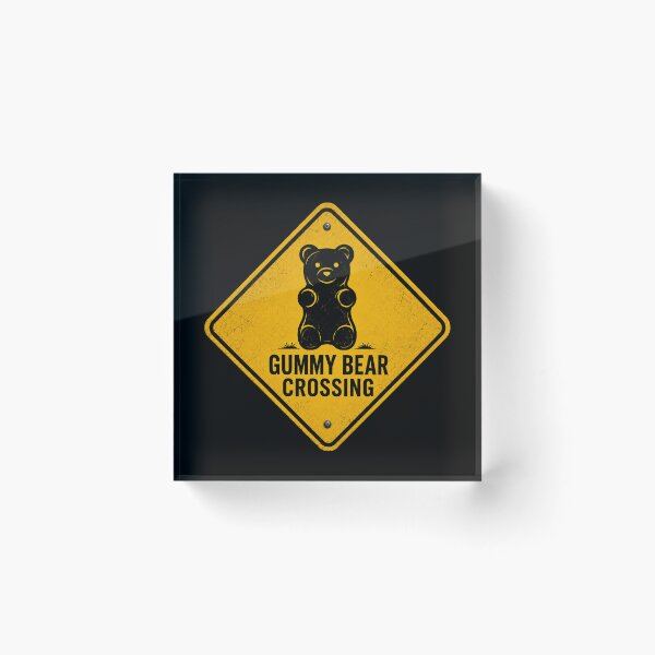 Item preview, Gummy Bear Crossing designed and sold by Dad Duty Designs.