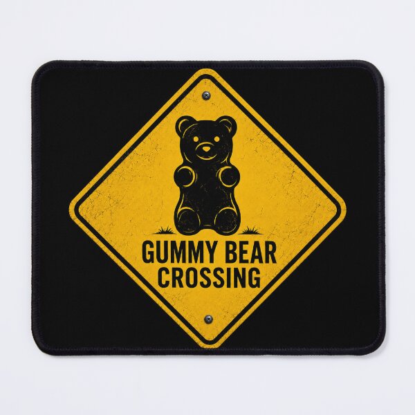 Item preview, Gummy Bear Crossing designed and sold by Dad Duty Designs.