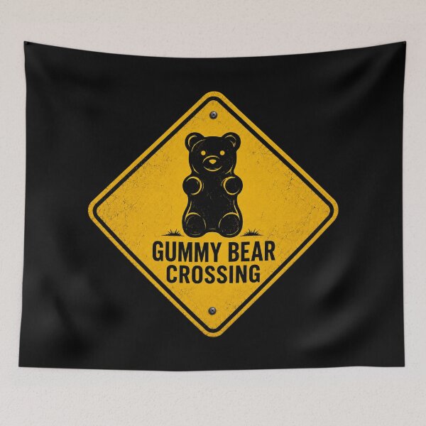 Item preview, Gummy Bear Crossing designed and sold by Dad Duty Designs.