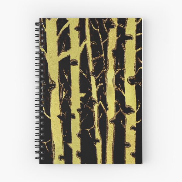 Item preview, Golden Birch Trees Silhouette Abstract designed and sold by BuckaBaby.