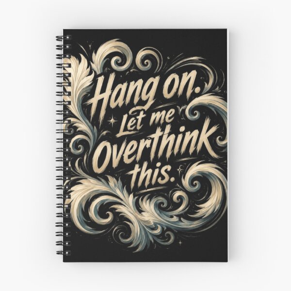 Item preview, Social Anxiety Humor Hang On Let Me Overthink This designed and sold by Shakhbata-1.