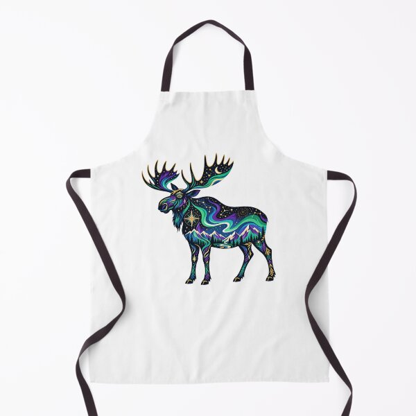 Item preview, Celestial Moose 1 - Aurora Spirit designed and sold by Wild Creative Art.