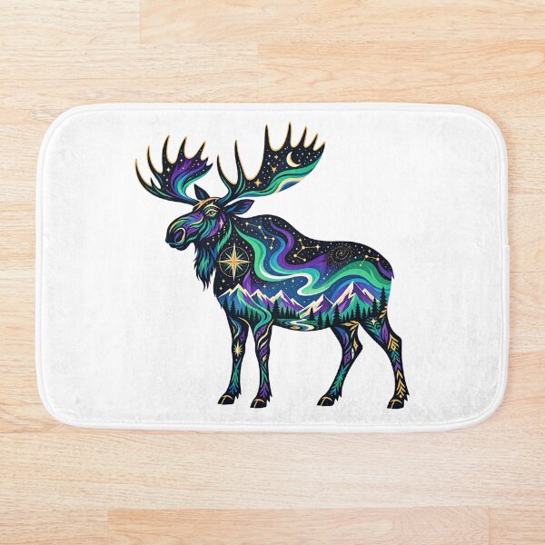 Item preview, Alce Celestial 1 - Espíritu Aurora designed and sold by Wild Creative Art.
