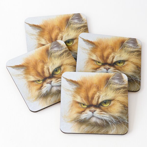 Item preview, Angry Persian Cat designed and sold by Elisabeth Lucas.