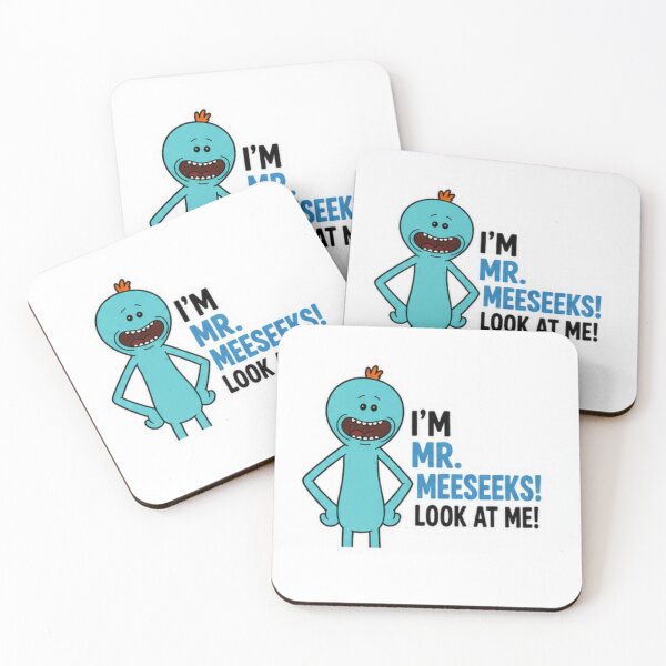 Item preview, Mr. Meeseeks Look At Me | Funny Rick and Morty Quote Decal | Cute Cartoon Sticker designed and sold by suh shop.