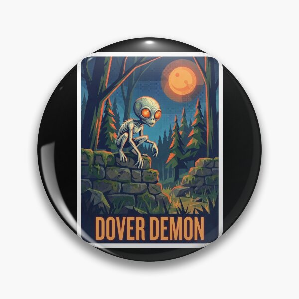 Item preview, Dover Demon Cryptid Pop Art Poster designed and sold by redsharkuk.