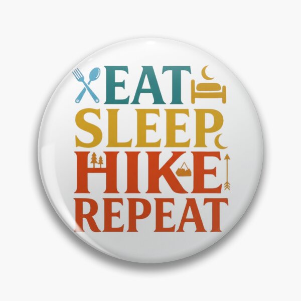 Item preview, Eat Sleep Hike Repeat T-Shirt Design, Vintage Outdoor  designed and sold by GabeMountainArt.