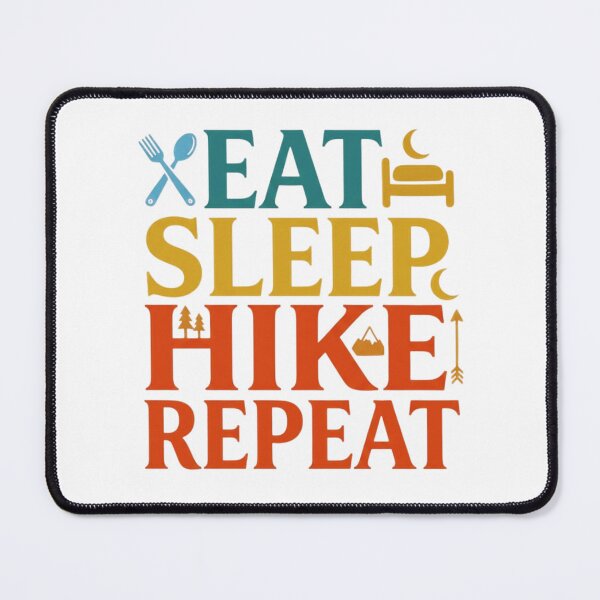 Item preview, Eat Sleep Hike Repeat T-Shirt Design, Vintage Outdoor designed and sold by GabeMountainArt.