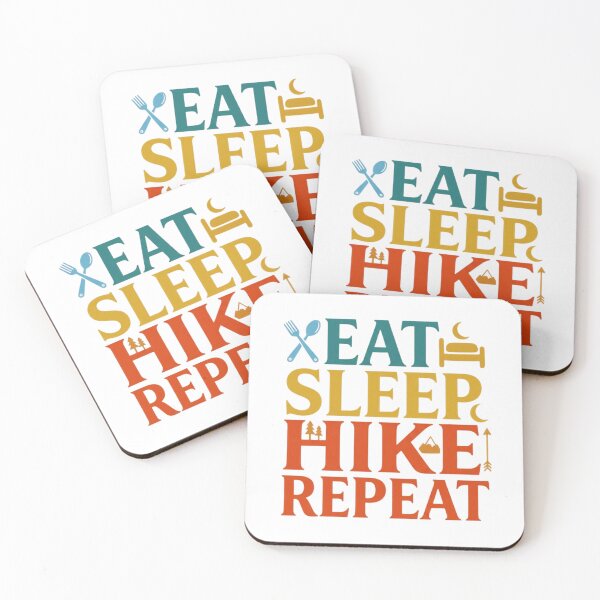 Item preview, Eat Sleep Hike Repeat T-Shirt Design, Vintage Outdoor designed and sold by GabeMountainArt.