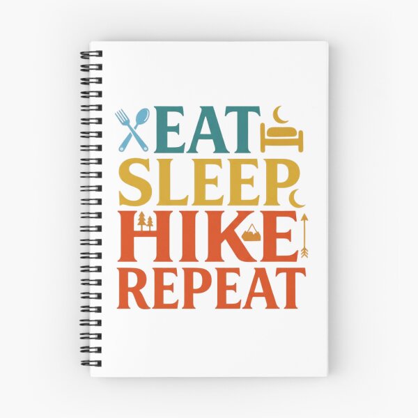 Item preview, Eat Sleep Hike Repeat T-Shirt Design, Vintage Outdoor  designed and sold by GabeMountainArt.