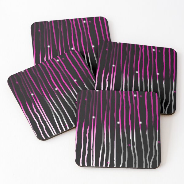 Item preview, Black, White and Pink Vertical Stripe Organic Pattern | Dark Minimal Alt Aesthetic | Dark Feminine Y2K Aesthetic designed and sold by dfly-creations.