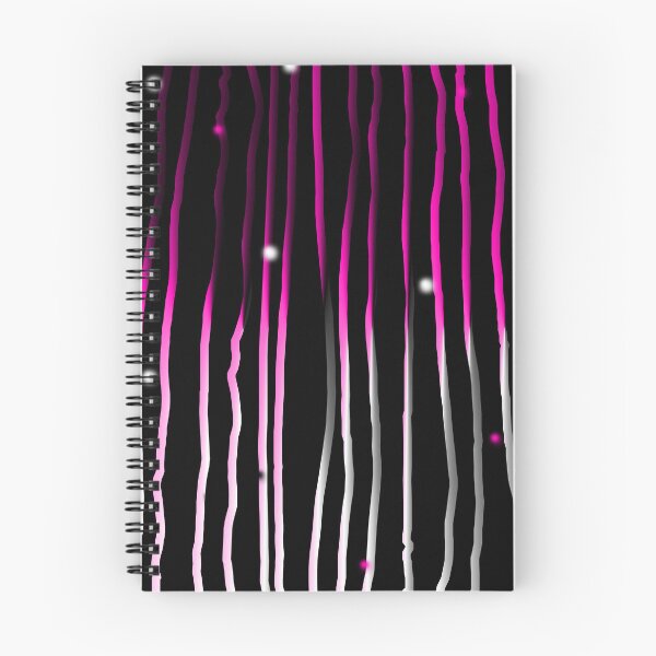 Item preview, Black, White and Pink Vertical Stripe Organic Pattern | Dark Minimal Alt Aesthetic | Dark Feminine Y2K Aesthetic designed and sold by dfly-creations.