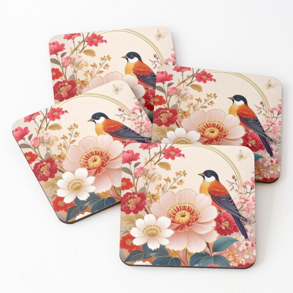 Item preview, Songbird Among Blossoms designed and sold by CottageArtistry.
