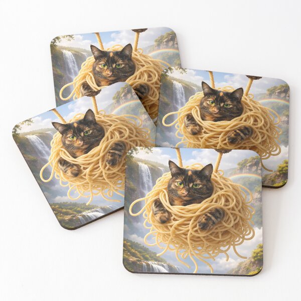 Item preview, The Flying Spaghetti Cat Has Arrived designed and sold by OneStepFromArt.