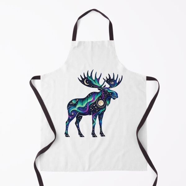 Item preview, Celestial Moose 2 - Aurora Spirit designed and sold by Wild Creative Art.