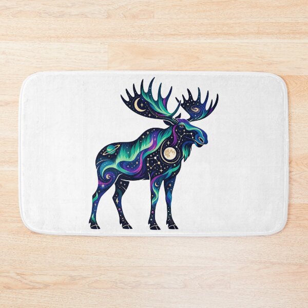 Item preview, Celestial Moose 2 - Aurora Spirit designed and sold by Wild Creative Art.
