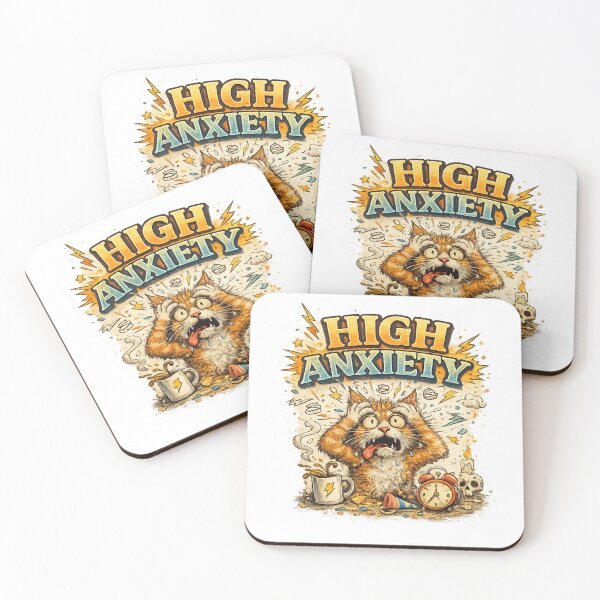 Item preview, High Anxiety Cat designed and sold by DazzleKitty.