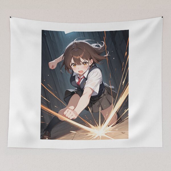 Item preview, Anime - Energetic Female Character, Manga-Inspired Action Scene designed and sold by AnimeShin.