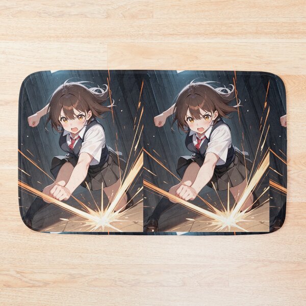 Item preview, Anime - Energetic Female Character, Manga-Inspired Action Scene designed and sold by AnimeShin.