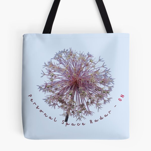 Item preview, Personal Space Radar On Funny Garlic Flower Introvert Meme designed and sold by JurateArt-DK.