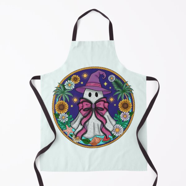 Item preview, Witchy Ghost Floral Boho Summer Halloween Design designed and sold by Ink & Kind Studio.