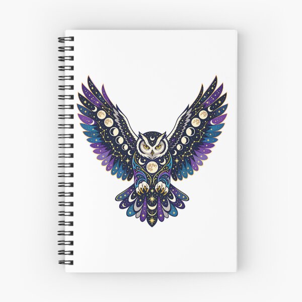 Item preview, Celestial Owl - Moon Spirit Front designed and sold by Wild Creative Art.
