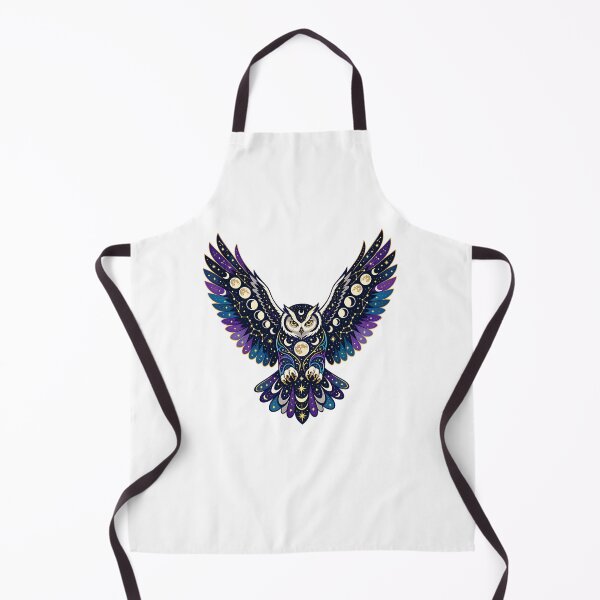 Item preview, Celestial Owl - Moon Spirit Front designed and sold by Wild Creative Art.