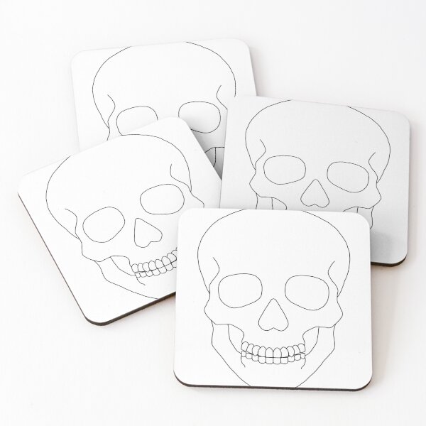 Item preview, Minimalist skull designed and sold by The-SilentPlace.
