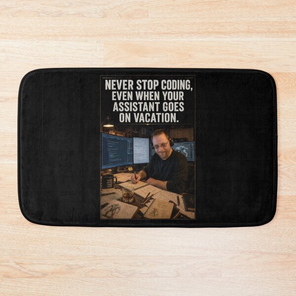 Item preview, Never Stop Coding designed and sold by IndigoExchange.