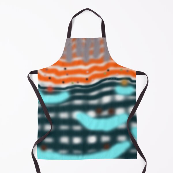 Item preview, Cyber Horizon - Abstract Blurred Orange and Cyan Matrix Painting designed and sold by MAMA.art.Rio <Marsailhe_Milward>.
