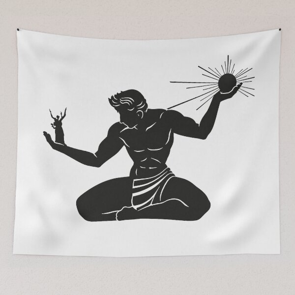 Item preview, Spirit of Detroit Monument Silhouette designed and sold by MadcapPrints.