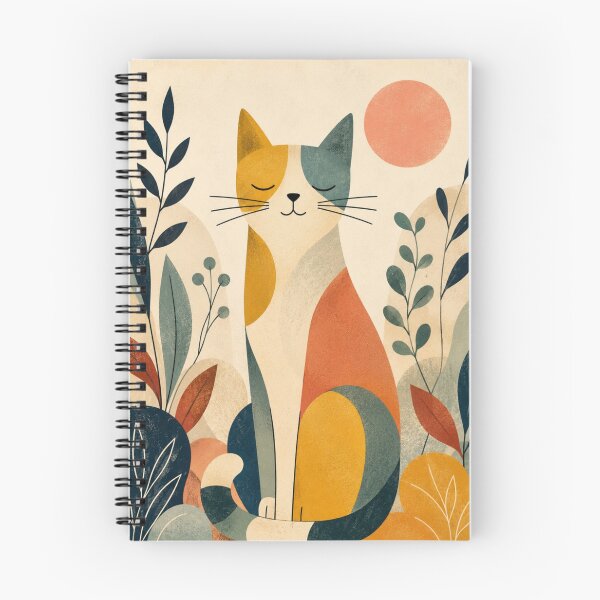 Item preview, Mid Century Modern Cat Botanical Art designed and sold by Rohan132.