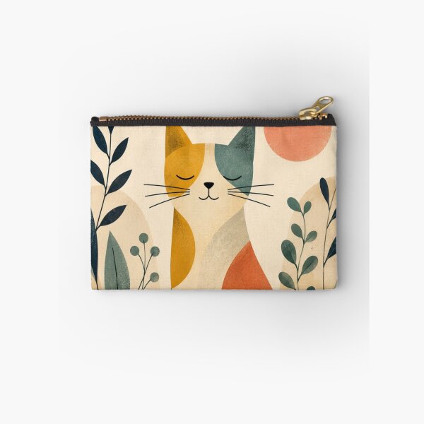 Item preview, Mid Century Modern Cat Botanical Art designed and sold by Rohan132.