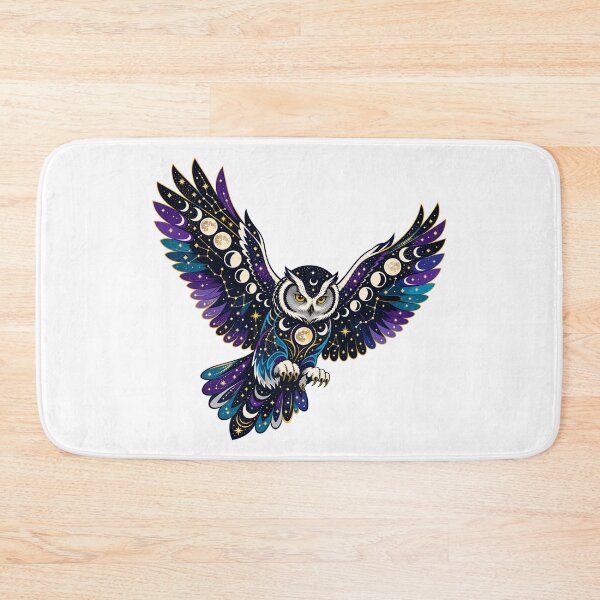 Item preview, Celestial Owl - Moon Spirit Side designed and sold by Wild Creative Art.