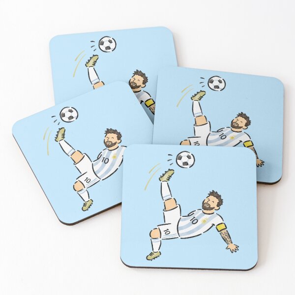 Item preview, Messi Bicycle Kick | Argentina Football Legend designed and sold by pixiedustpaint.