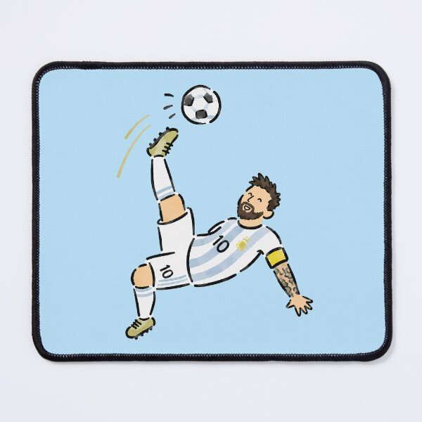 Item preview, Messi Bicycle Kick | Argentina Football Legend designed and sold by pixiedustpaint.
