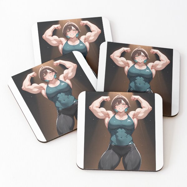 Item preview, Anime Illustration - Muscular Cyberpunk Athlete, Strength and Determination designed and sold by AnimeShin.