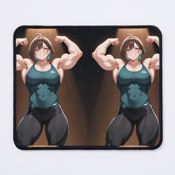Item preview, Anime Illustration - Muscular Cyberpunk Athlete, Strength and Determination designed and sold by AnimeShin.