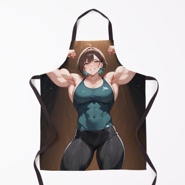 Item preview, Anime Illustration - Muscular Cyberpunk Athlete, Strength and Determination designed and sold by AnimeShin.