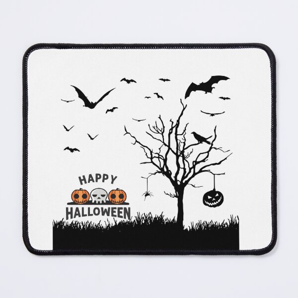 Item preview, Spooky Happy Halloween Night with Bats and Pumpkins designed and sold by سله أرت.