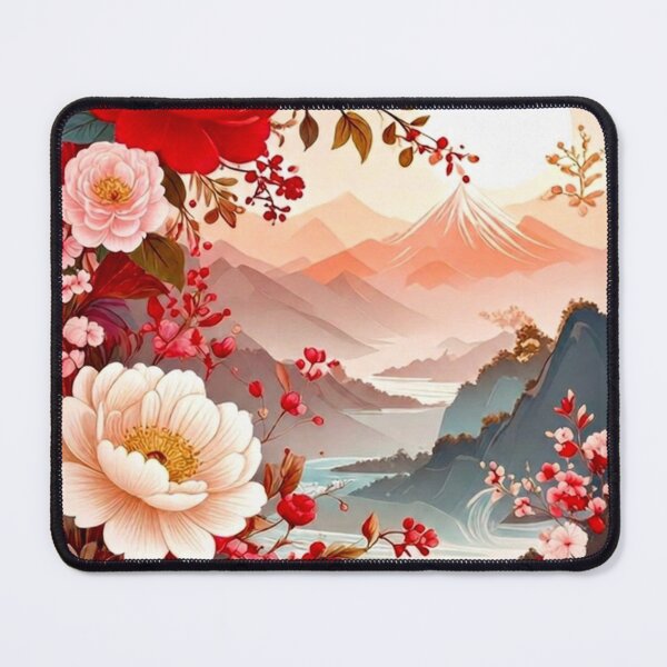Item preview, Crimson Garden Vista designed and sold by CottageArtistry.