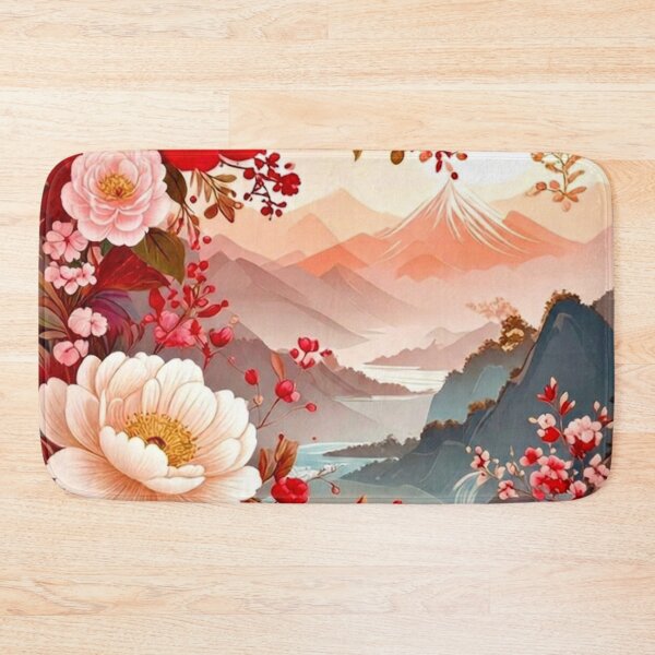 Item preview, Crimson Garden Vista designed and sold by CottageArtistry.