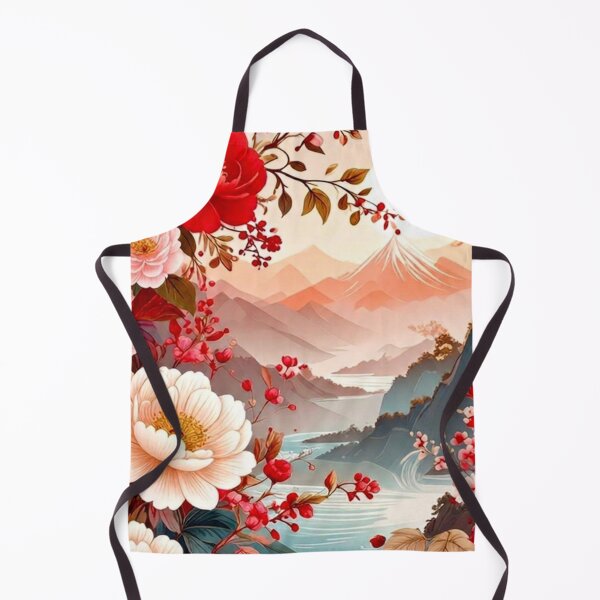 Item preview, Crimson Garden Vista designed and sold by CottageArtistry.