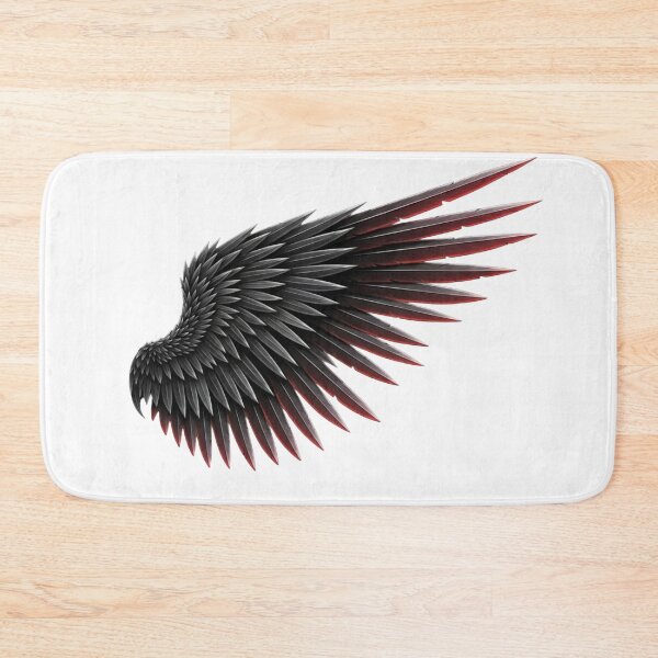 Item preview, Dark Fantasy Crimson Wing - Sharp Metallic Feathers designed and sold by Dzblack.