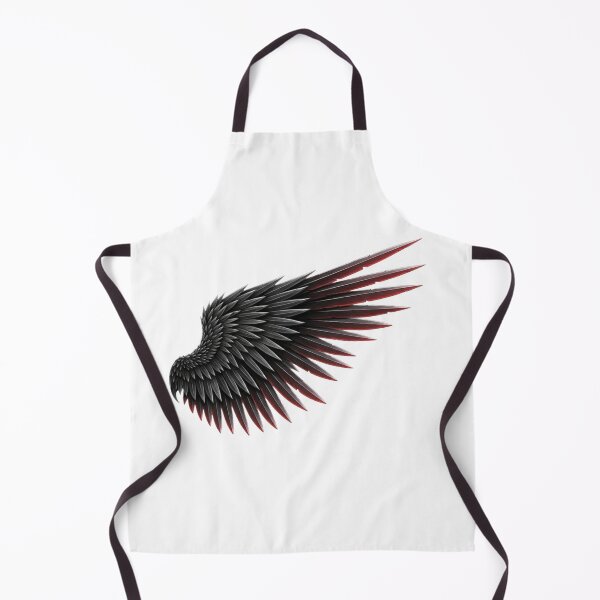 Item preview, Dark Fantasy Crimson Wing - Sharp Metallic Feathers designed and sold by Dzblack.