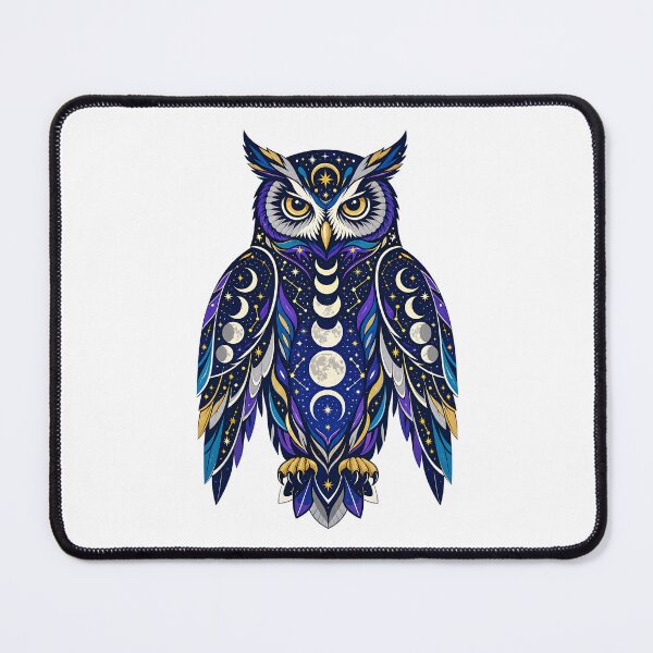 Item preview, Celestial Owl - Moon Spirit Standing designed and sold by Wild Creative Art.