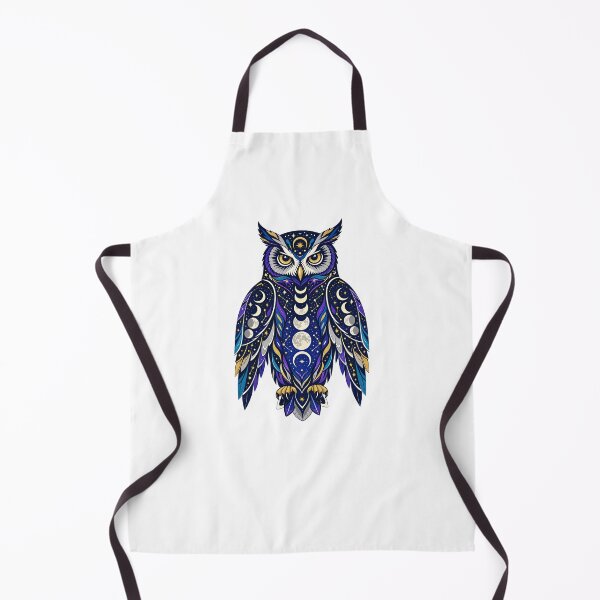 Item preview, Celestial Owl - Moon Spirit Standing designed and sold by Wild Creative Art.