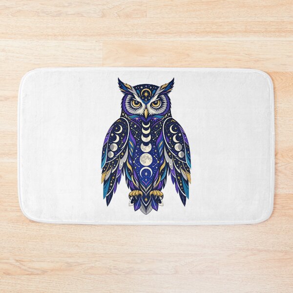 Item preview, Celestial Owl - Moon Spirit Standing designed and sold by Wild Creative Art.